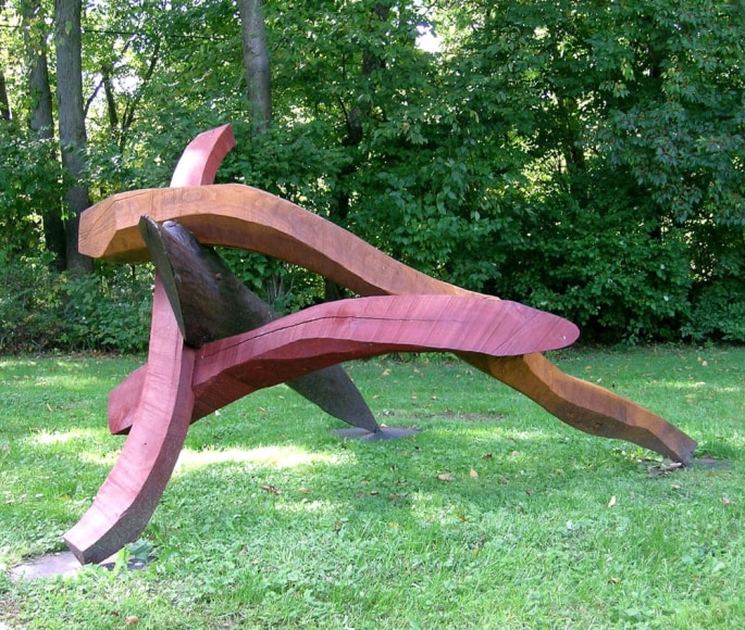 Tom Doyle, Macroom, 2003, bronze (from cherry, oak, sassafras), 144.8 x 236.2 x 251.5 cm (57 x 93 x 99 inches)