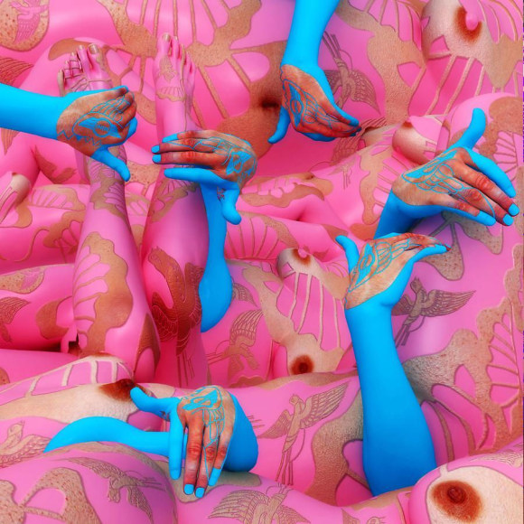 bird land-mini cooper, 2008, digital print, 120cm x120cm