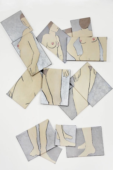 Orbit, 2008 Acrylic on canvas 77 x 58 x 2.5"