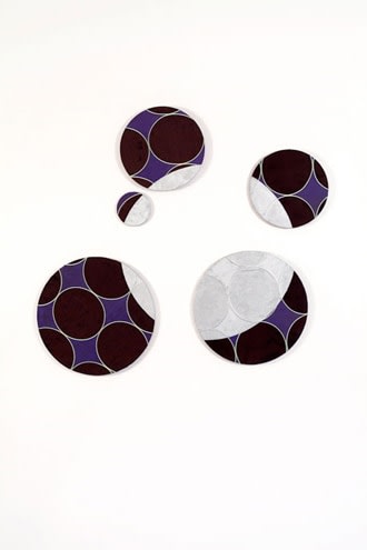 Susan Weil, Orbit, 2009, acrylic on mixed media, 50 x 46 inches