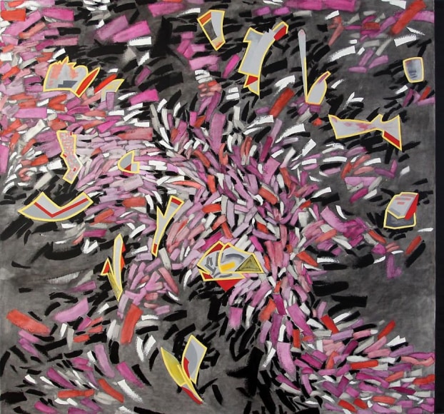 First Day, 2011, oil on linen, 72 x 77 inches