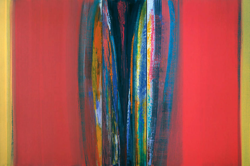 The Gateway of India, 2007, Acrylic on linen, 74.75 x 110.25&quot;