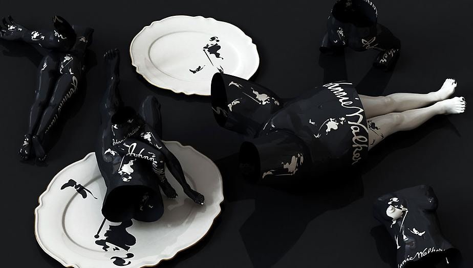 Drunken-Johnnie Walker, 2011, digital print, 47 x 82.7 inches