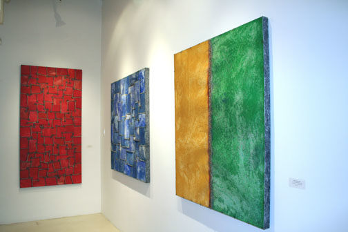 Sundaram Tagore Gallery, New York, Installation,  Building a Picture , November 2006