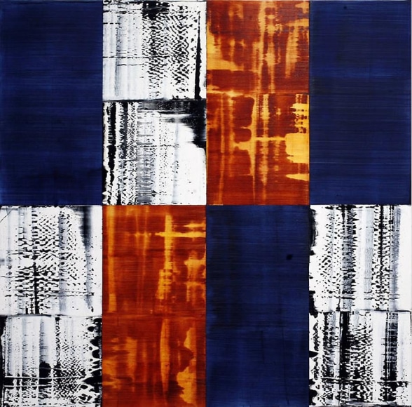 KORA C12, 2010, oil on linen, 72 x 72 inches