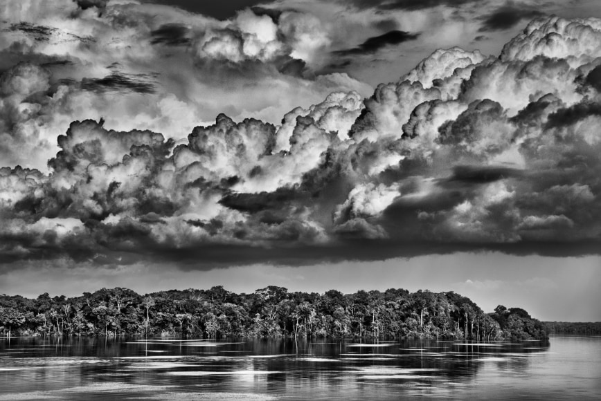 Sebastião Salgado, The paraná connecting the Rio Negro with the Cujuni River, state of Amazonas, Brazil, 2019, gelatin silver print, 152.4 x 228.6 cm (60 x 90 inches) © Sebastião Salgado