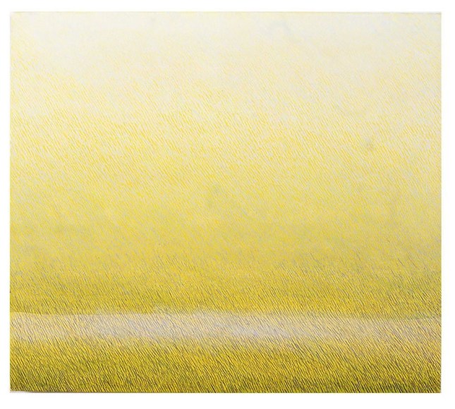 Vanishing at Eye Level, 2003, oil on canvas, 22 x 25 inches