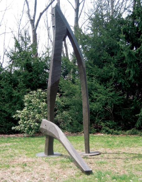 Big Cruck, 2009/1986,&nbsp;bronze (from oak),&nbsp;129 x 84 x 48 inches/327.7 x 213.4 x 121.9 cm