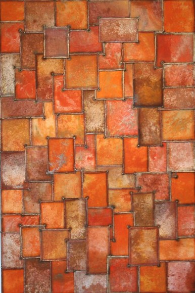 Nathan Slate Joseph, Son Number Two, 2006, Pure pigment on galvanized steel, 48 x 72 x 2&quot;