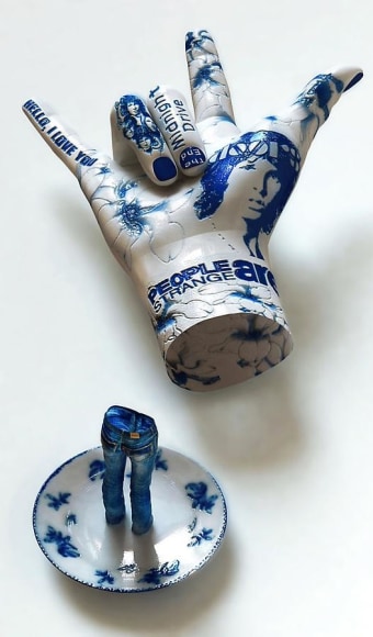 Blue Jean Blues - Doors, 2012, digital print, 47.2 x 27.6 inches