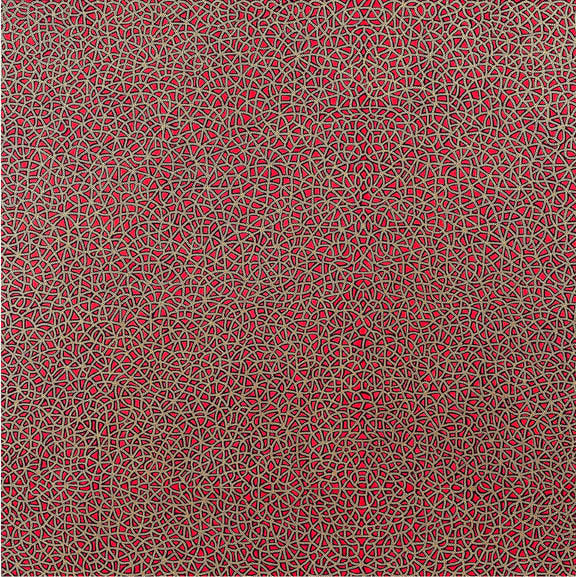 Anil Revri,  Fractal IV, 2006, Mixed media on paper, 22 x 20&quot;