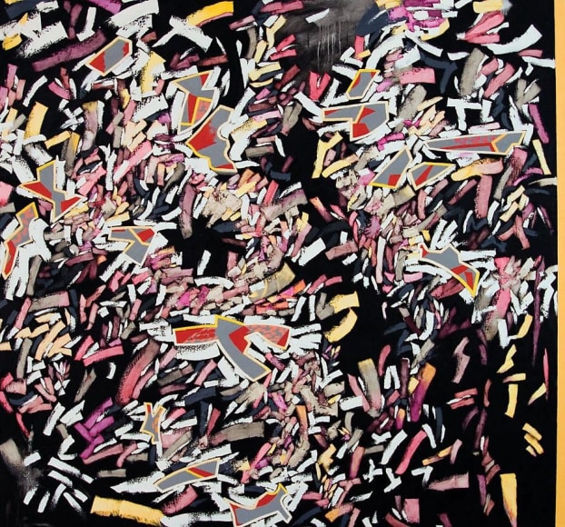 A Night in Tunisia, 2011, oil on linen, 72 x 77 inches