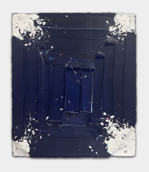 Jane Lee, Unravel, 2023, mixed acrylic mediums, 70.9 x 59 inches/180 x 150 cm