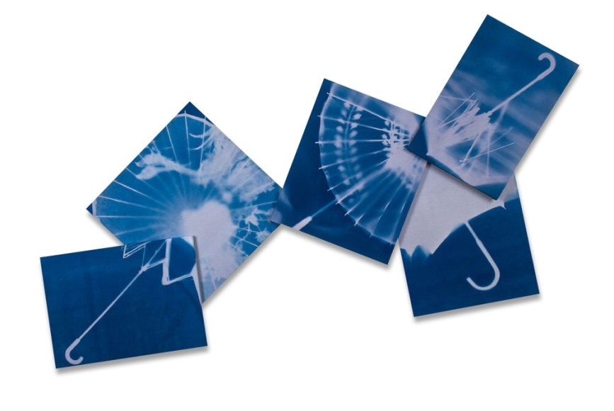 Susan Weil and Jos&eacute; Betancourt, Whoosh, 2009, blueprint, 133.4 x 212.1 cm (52.5 x 83.5 inches)