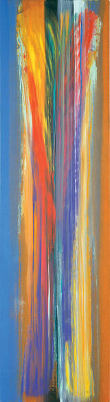 Shikkara, 2008, Acrylic on linen, 94.5 x 25.5&quot;