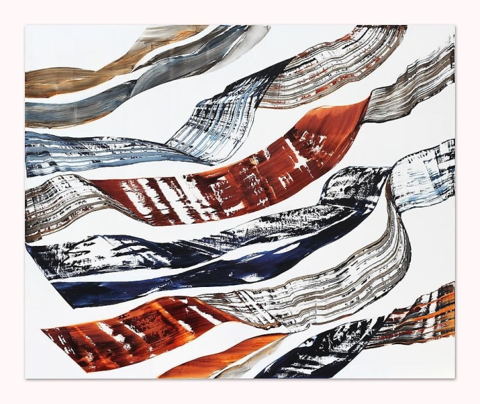 , Ricardo Mazal, Black Mountain PF4, oil on linen, 71 x 86.5 inches