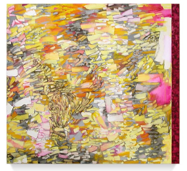 Edge of the Field, 2008, Oil on linen, 50 x 54&quot;