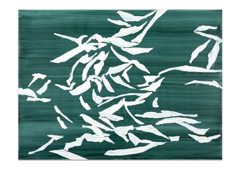 Ricardo Mazal, Ba Zasa Green 1, 2023, oil on linen, 94 x 127 cm (37 x 50 inches)