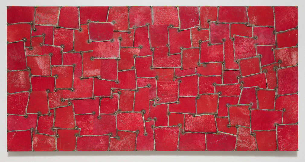 Nathan Slate Joseph, Shanghai Lips, 2006, pure pigment on galvanized steel