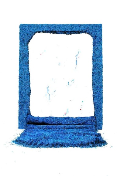 Beyond the Blue, 2011, mixed media, 98.4 x 74.8 x 78.7 inches