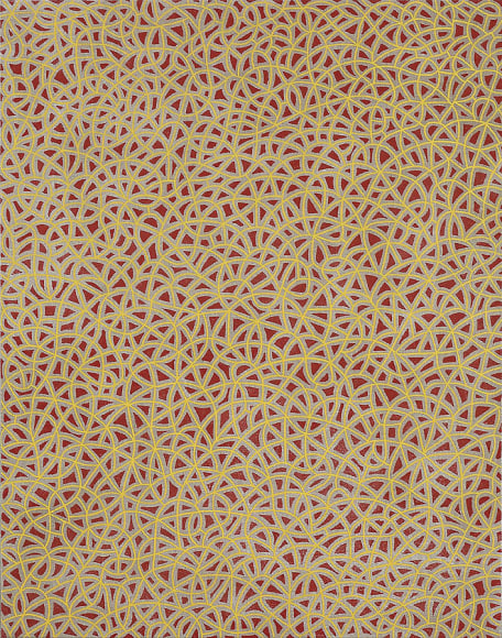 Anil Revri, Fractal XXA, 2006, mixed media on linen, 28 x 22"