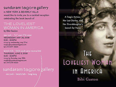 New York &amp; Beverly Hills - Book launch for The Lovliest Woman in America by Bibi Gaston