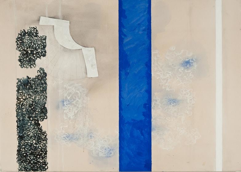 , States of Feeling, 2014, acrylic and pencil on canvas, 48 x 64 inches/122 x 162 cm