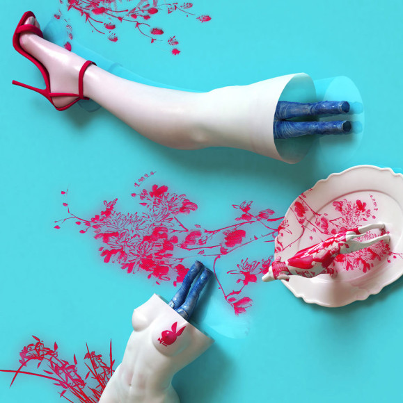 Kim Joon, Blue Jean Blues-Play Boy, 2012, digital print