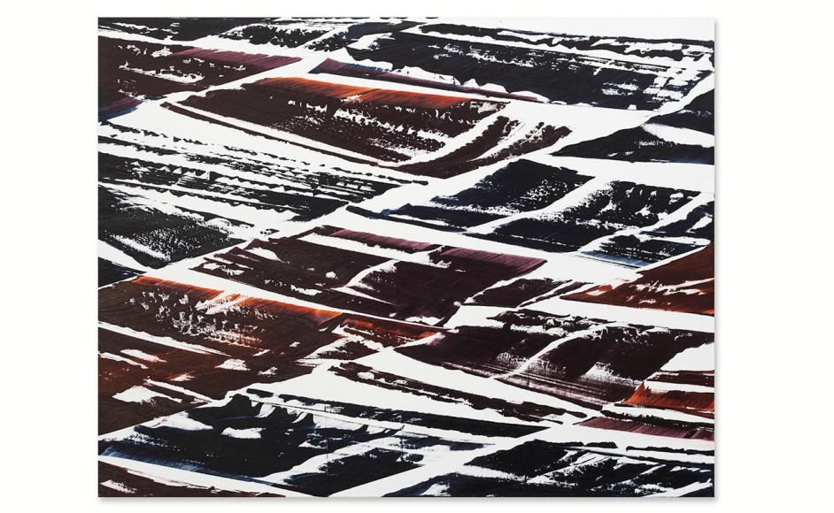 Ricardo Mazal, Full Circle K 6, 2021, oil on linen, 137 x 175.3 cm (54 x 69 inches)