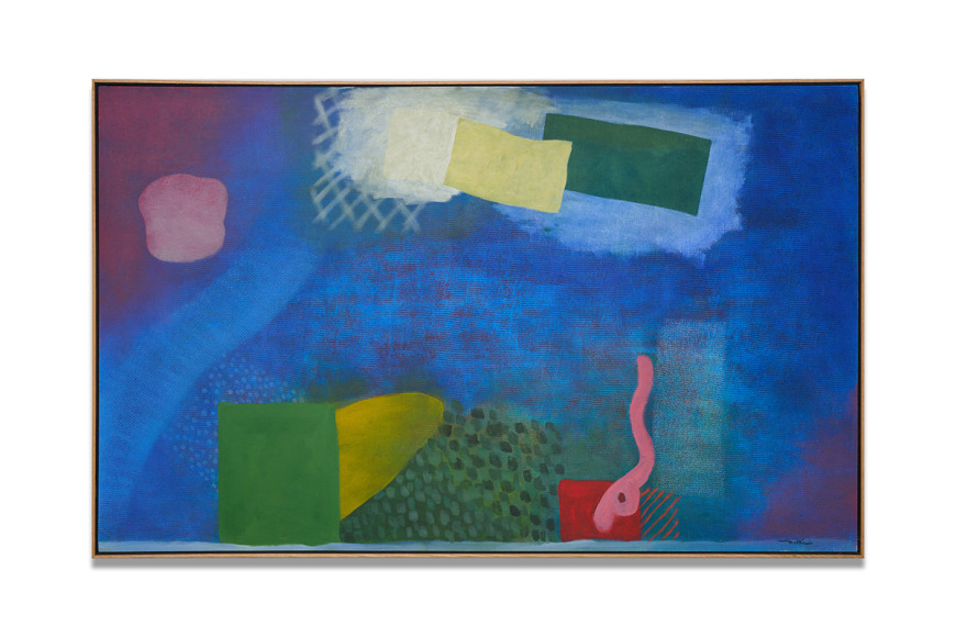Robert Natkin, What is the Brightness in the Night?, 2002, acrylic on canvas, 101.6 x 165.1 cm (40 x 65 inches)