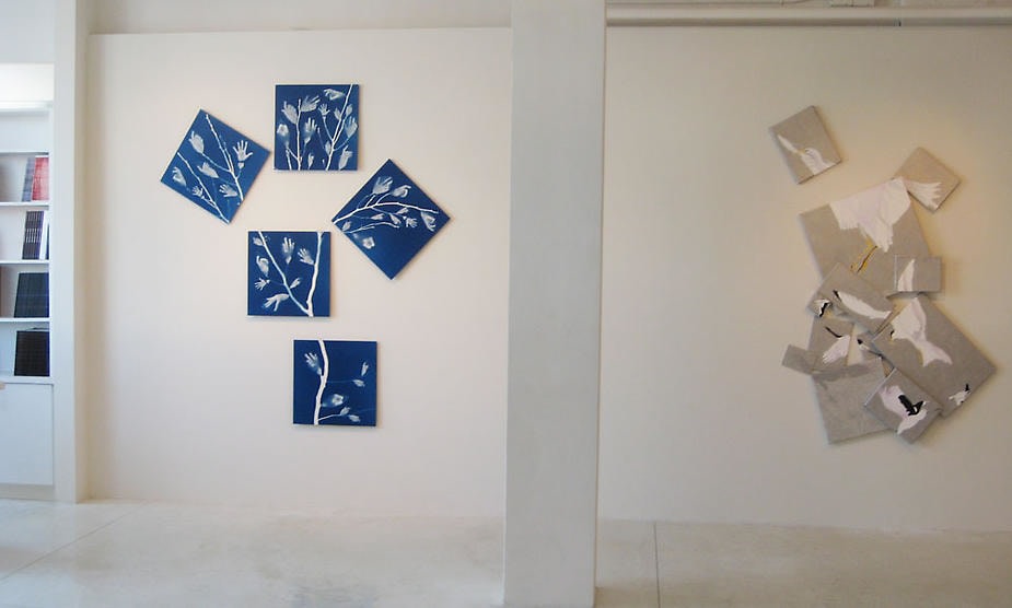 Sundaram Tagore Gallery, Beverly HIlls, Installation Susan Weil  Motion Pictures October, 2008