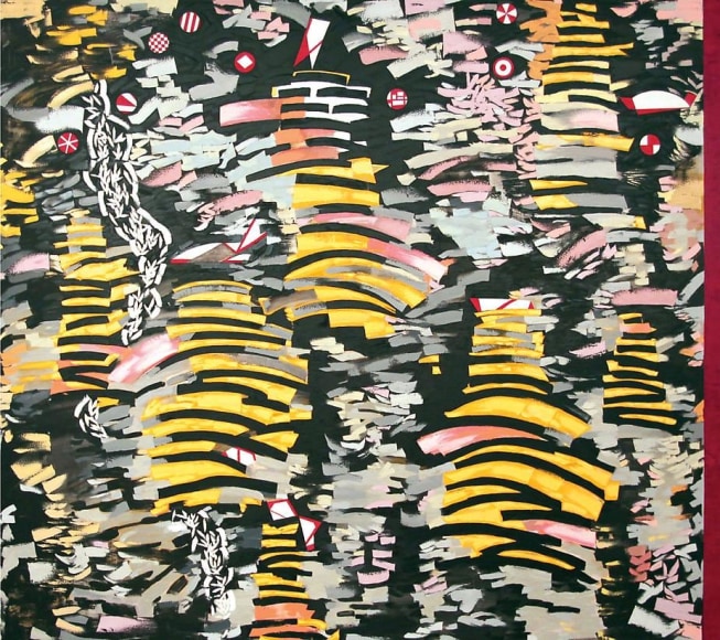 Without Borders, 2011, oil on linen, 96 x 108 inches