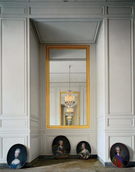 Robert Polidori, Cabinet int&eacute;rieur de Madame Ad&eacute;laide, (56 C) CCE.01.058, Corps Central - R.d.C, Ch&acirc;teau de Versailles, France, 1986, archival pigment inkjet print, 50 x 40 inches