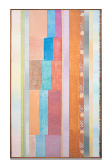 Robert Natkin, Untitled, 1963, acrylic on canvas, 159.4 x 96.5 cm (62.75 x 38 inches)