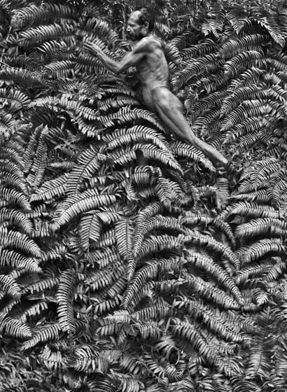 Yali man, West Papua, Indonesia, 2010, gelatin silver print, 180 x 125 cm (68 x 50 inches)