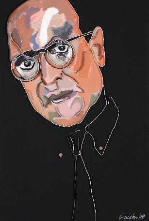 Lee Waisler, Mark Rothko, 2008, Acrylic and wood on canvas, 36 x 24"