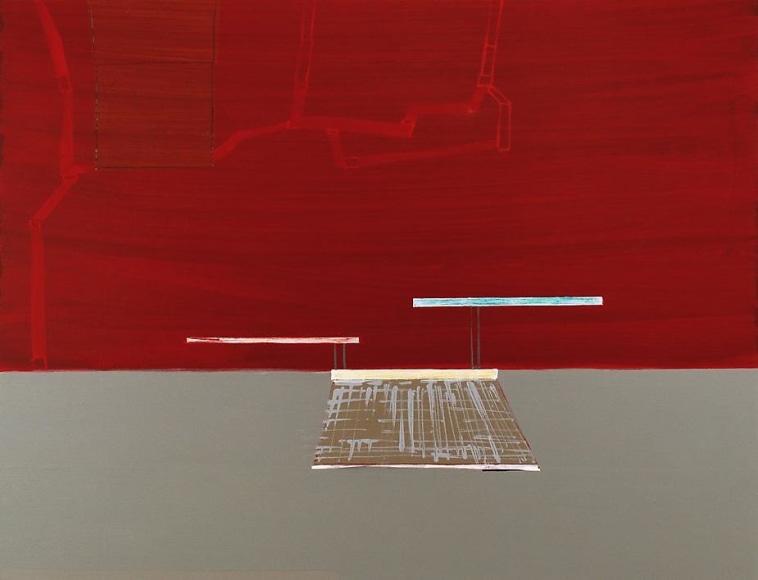 cheyenne, 2009, acrylic on panel, 16.5 x 21.5 inches