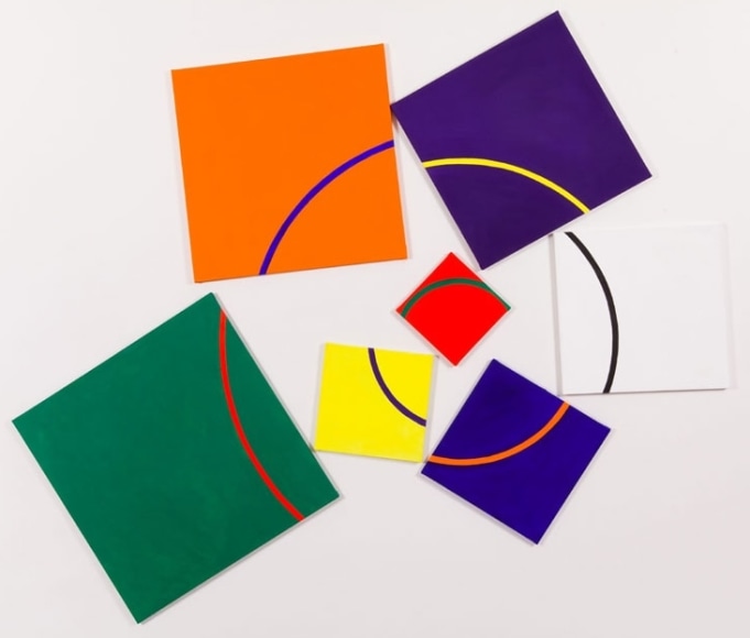 Susan Weil, Suedo Spiral, 2009, acrylic on canvas, 238.8 x 270.5 cm (94 x 106.5 inches)