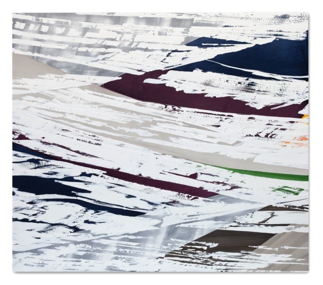 Ricardo Mazal, White Mountain 6, 2024, oil on linen