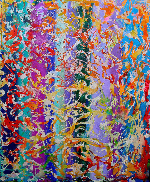 Christian Awe,  Das Gute Leben (The Good Life) 15 VIII , 71 x 59&quot;