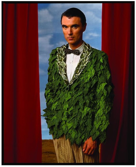 Annie Leibovitz, David Bryne, Los Angeles, 1986, archival pigment print, 40 x 60 inches. &copy; Annie Leibovitz