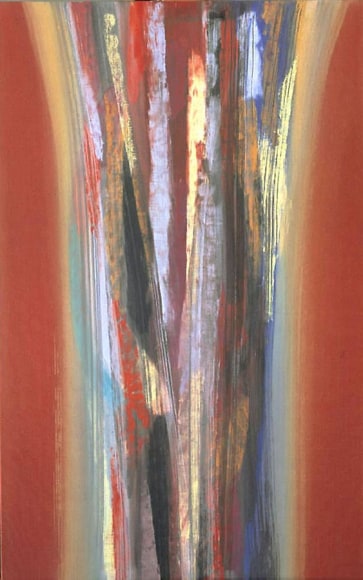 Vittorio Matino,  American Journey & Carmine , 2007, Acrylic on linen, 32 x 20"