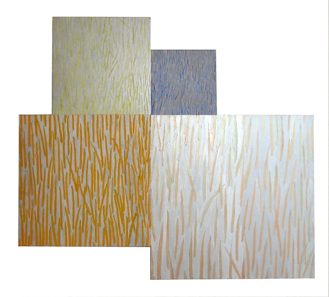 Feild, 1992 Acrylic on panels 45 x 45"