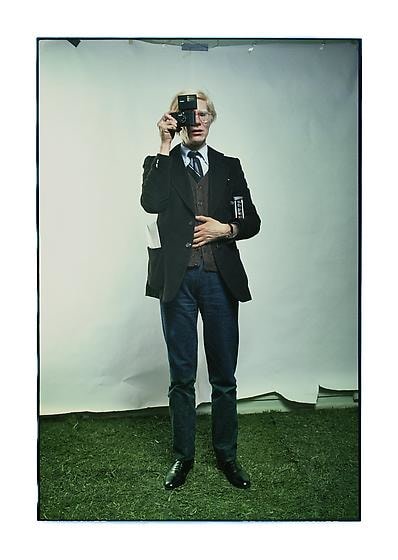 Andy Warhol, New York City, 1976, archival pigment print, 30.5 x 21.5 inches/77.5 x 54.6 cm, Photograph &copy; Annie Leibovitz