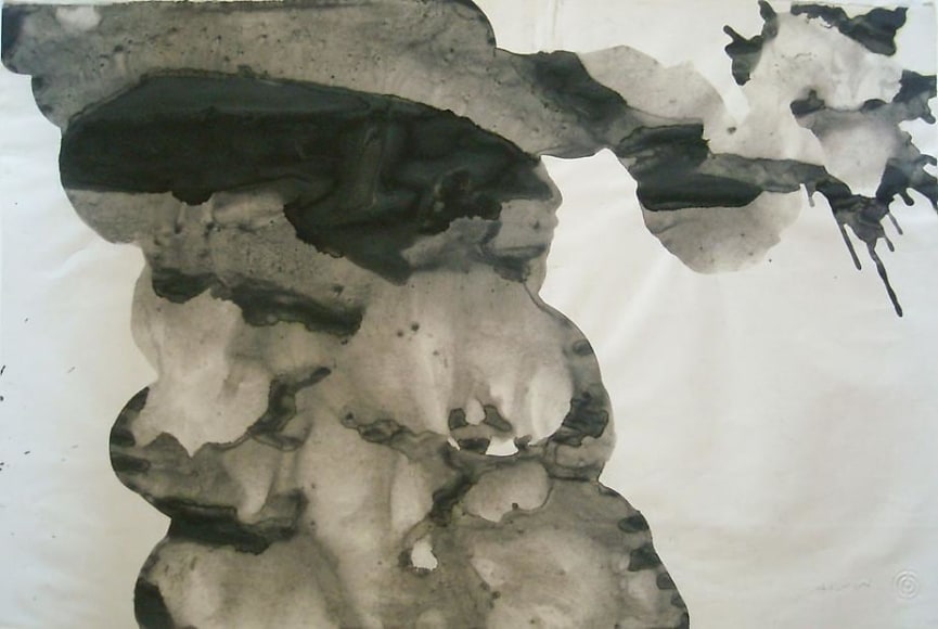 Ruth Asawa, Plane Tree #13, 1959, oil on canvas, 12.5 x 19 inches