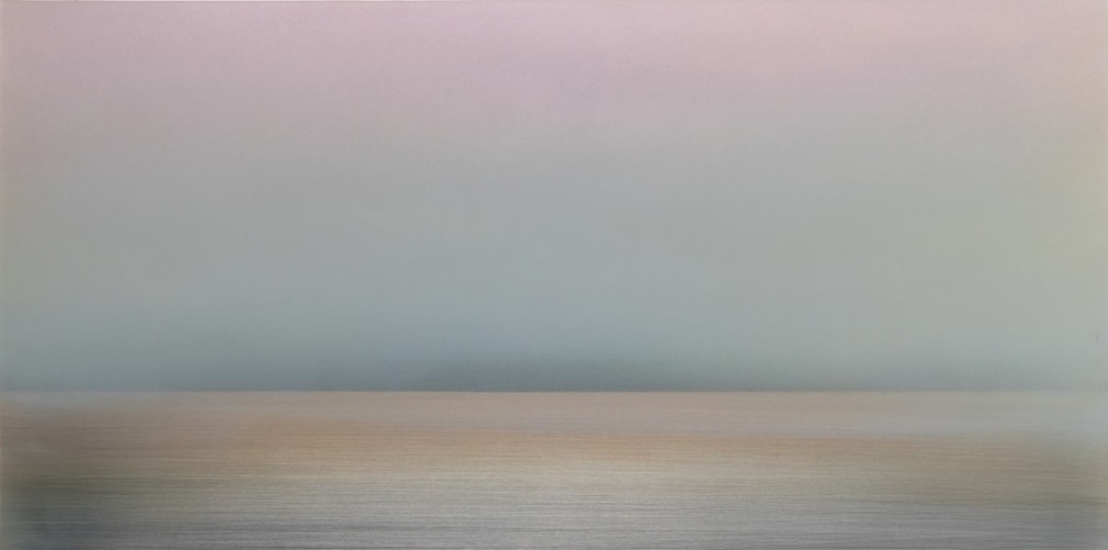 Kasumi Pink Shift, 2017, pigment, resin and urethane on aluminum