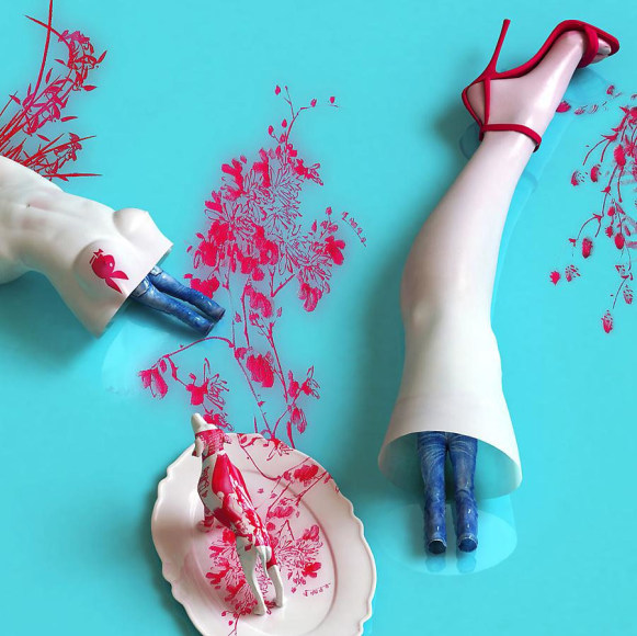 Blue Jean Blues - Playboy, 2012, digital print, 39.4 x 39.4 inches