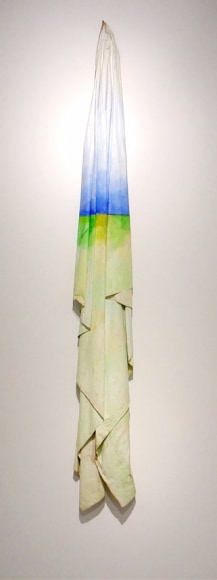 Susan Weil, Soft Landscape, 1972, Acrylic on canvas, 72 x 9"