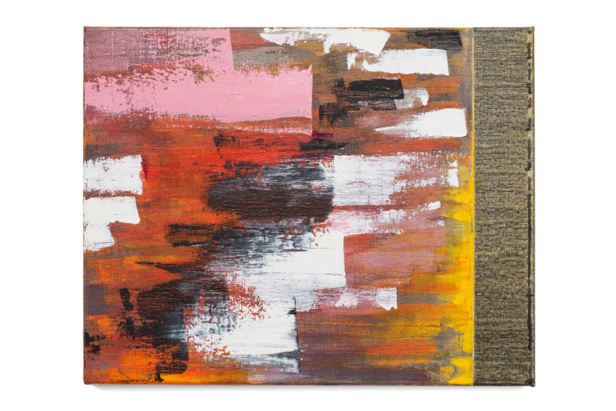 Stride, 2017, oil on linen, 11 x 14 inches/28 x 35.5 cm