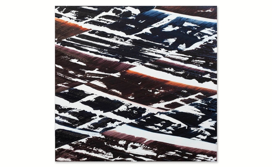 Ricardo Mazal, Full Circle K 9, 2020, oil on Dibond on wood, 58 x 61 cm (23 x 24 inches)